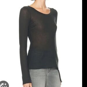 NWT Skims sheer cotton long sleeve